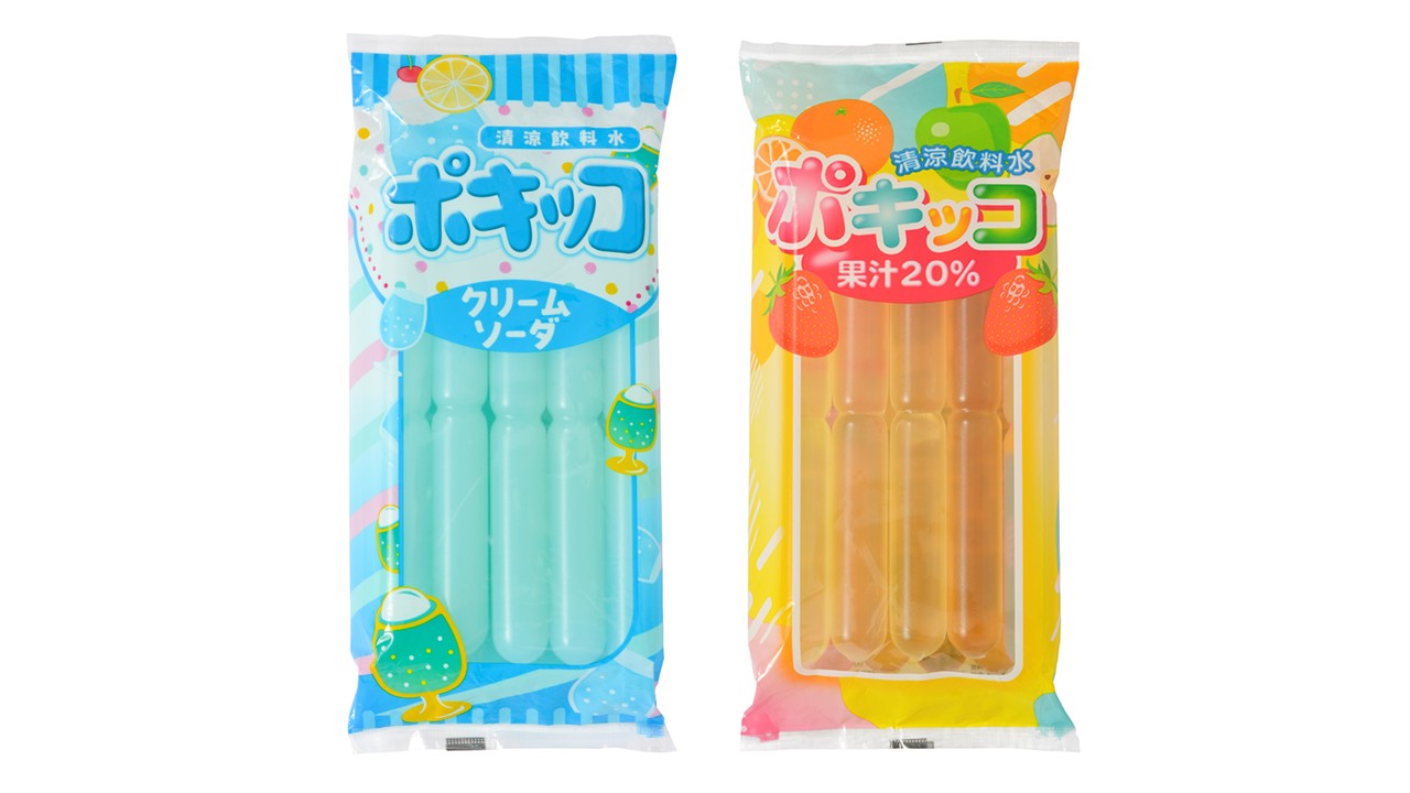 【製造事業本部】『ポキッコクリームソーダ』『ポキッコ果汁20％』3月13日発売！